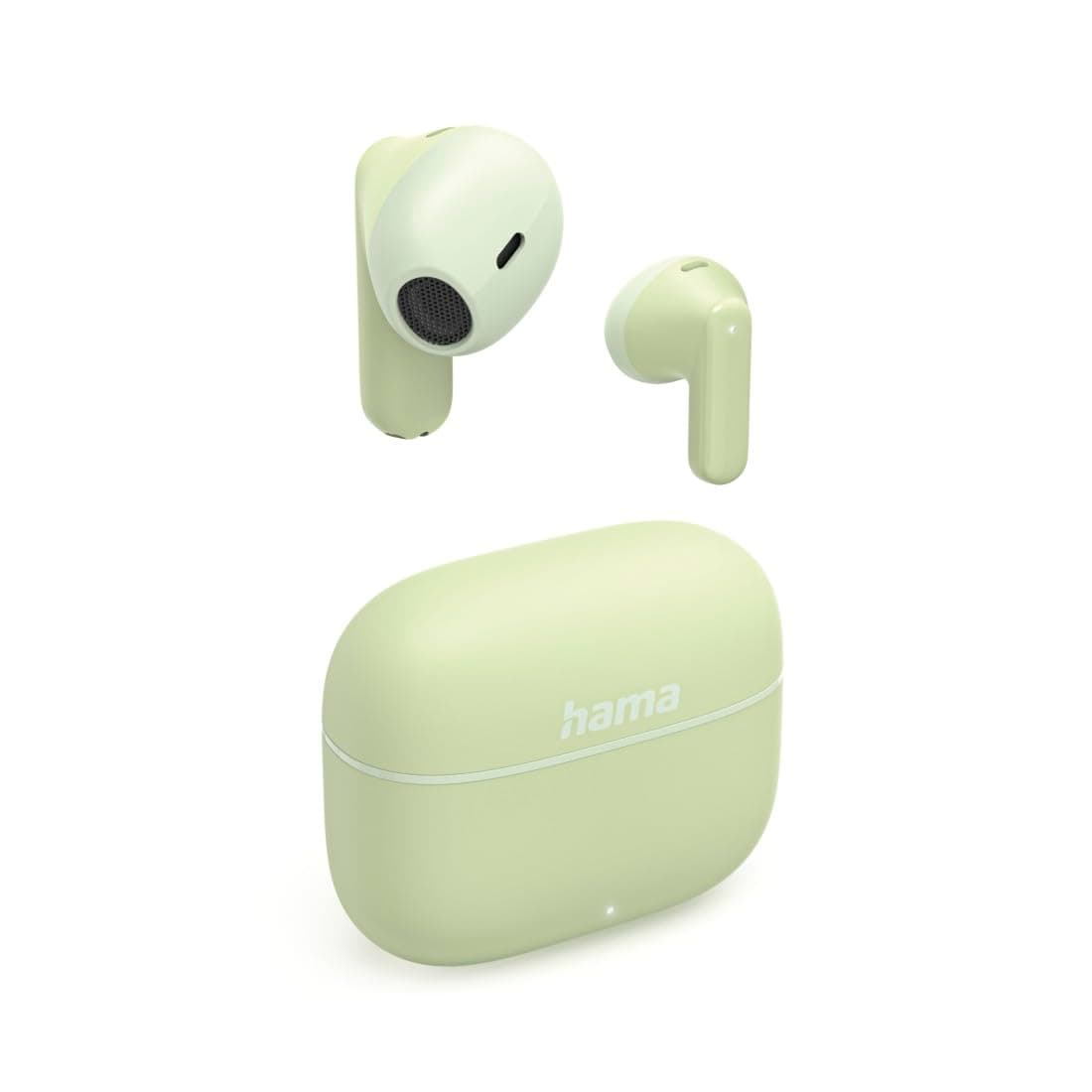 Слушалки Hama Freedom Light II, безжични, Bluetooth, микрофон, управление с гласови асистенти Google и Siri, до 5 часа време на работа, бели