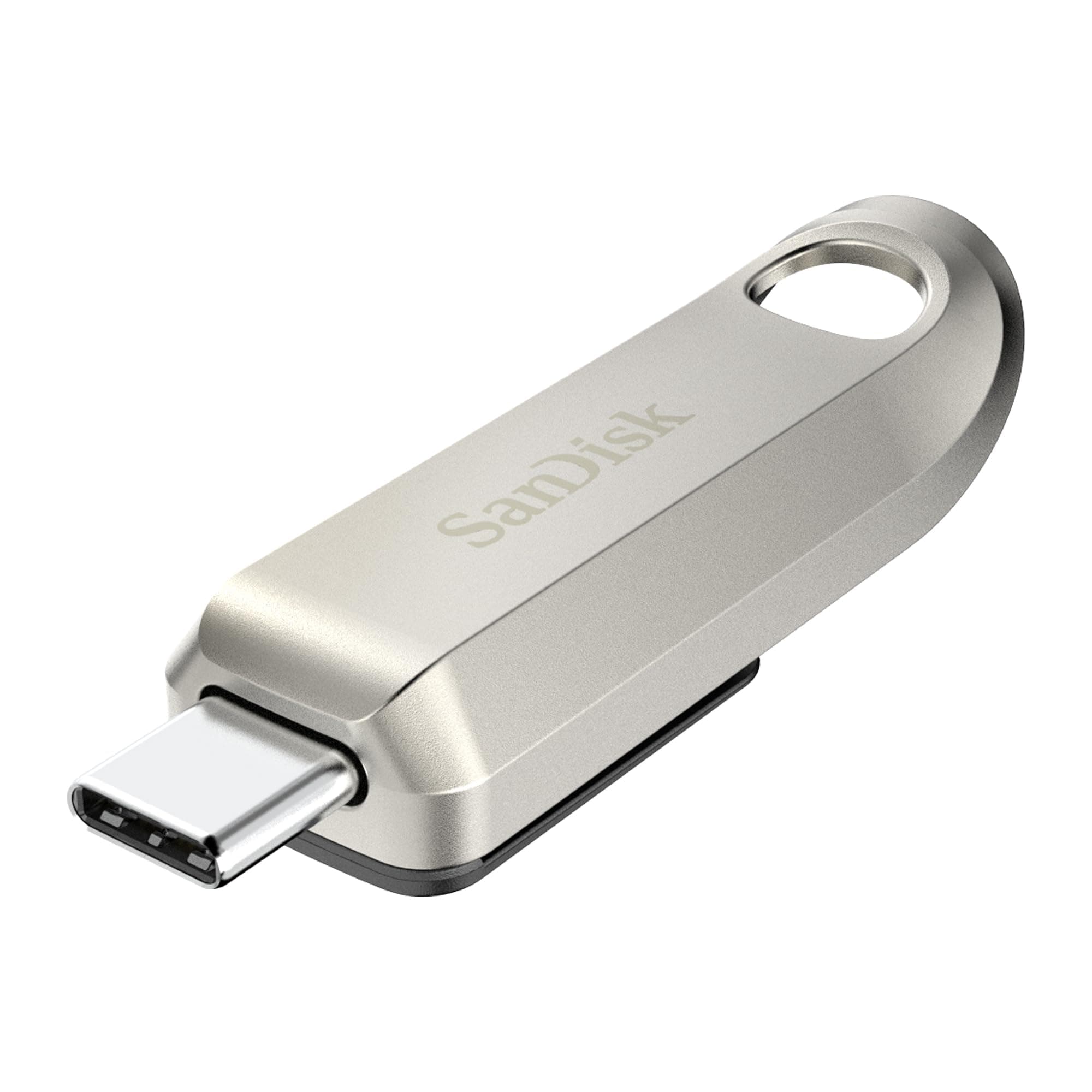 USB памет SanDisk Ultra Luxe, 64GB, USB 3.2 Gen 1, USB-C, Сребрист