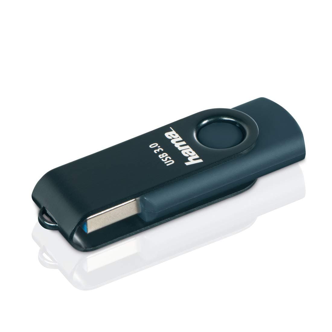 USB памет HAMA Rotate, 256GB,USB 3.0 90 MB/s, Петролно синьо