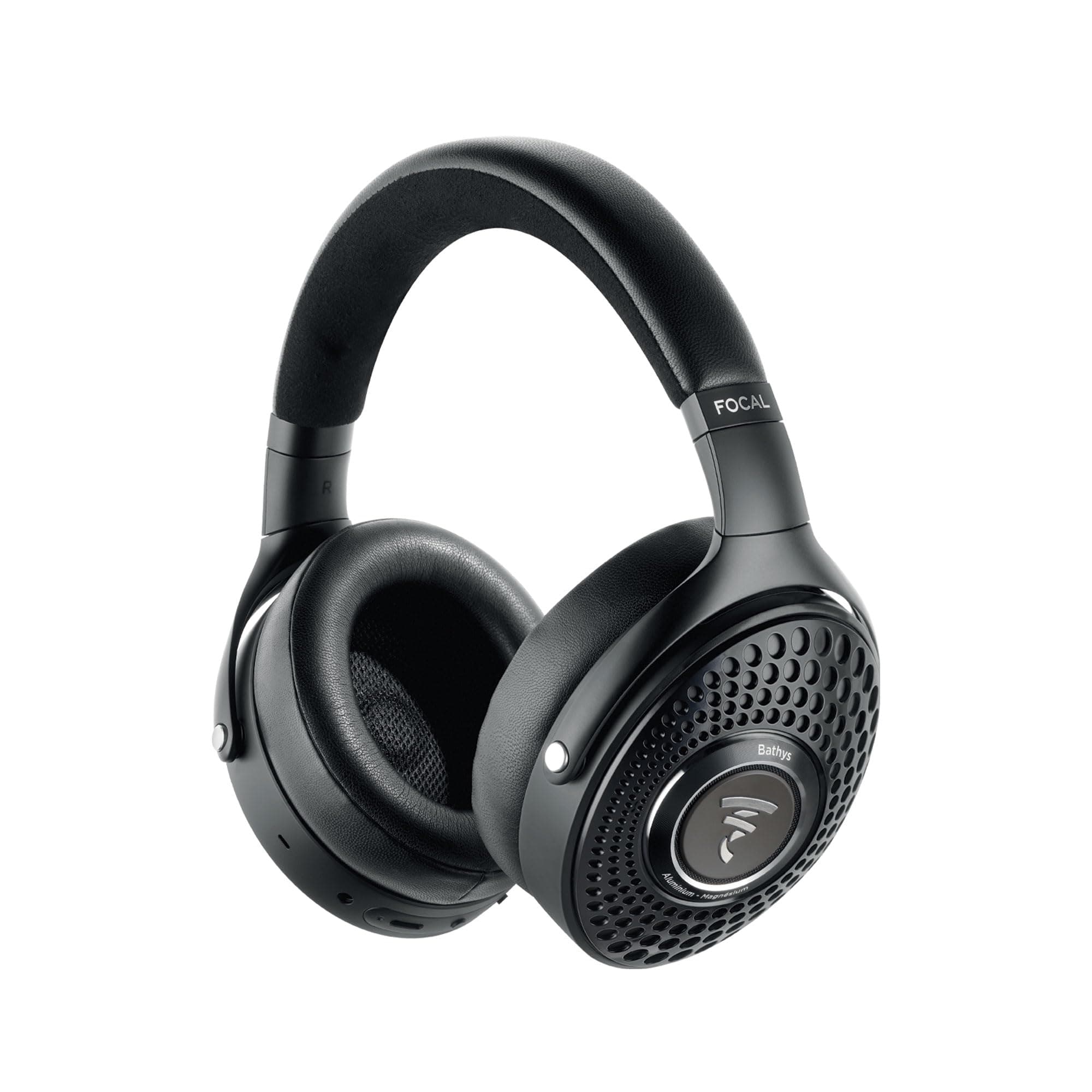 Слушалки Focal Bathys Deep Black, безжични, микрофон, 3.5mm жак, Bluetooth 5.1, до 30 часа време на работа, черни