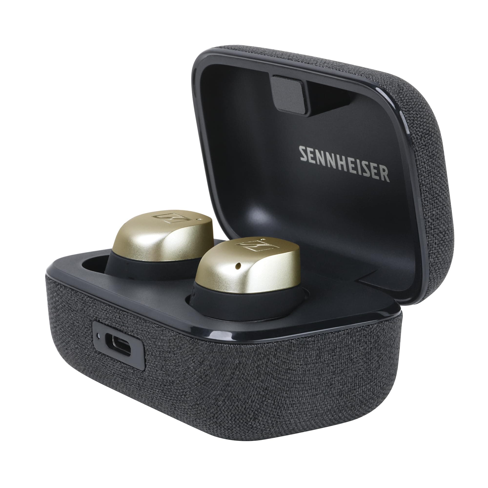 Слушалки Sennheiser MOMENTUM True Wireless 4, безжични, Bluetooth 5.4, IP54 защита, до 30 часа време на работа, златисти