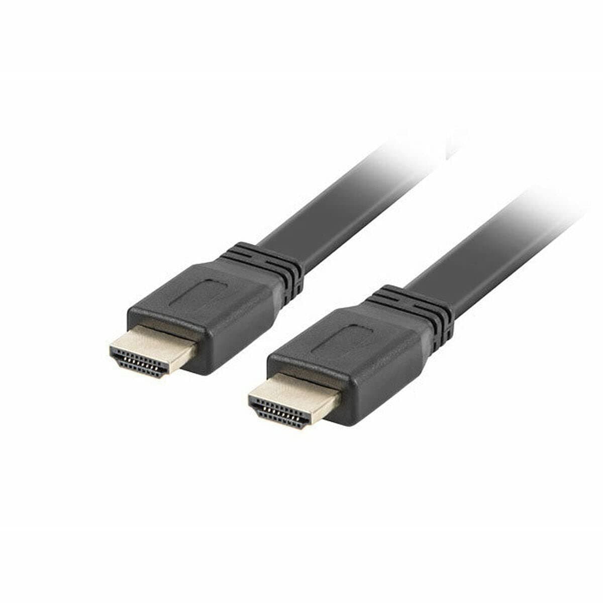 Lanberg HDMI M/M V2.0 cable 1m, 4K flat, black