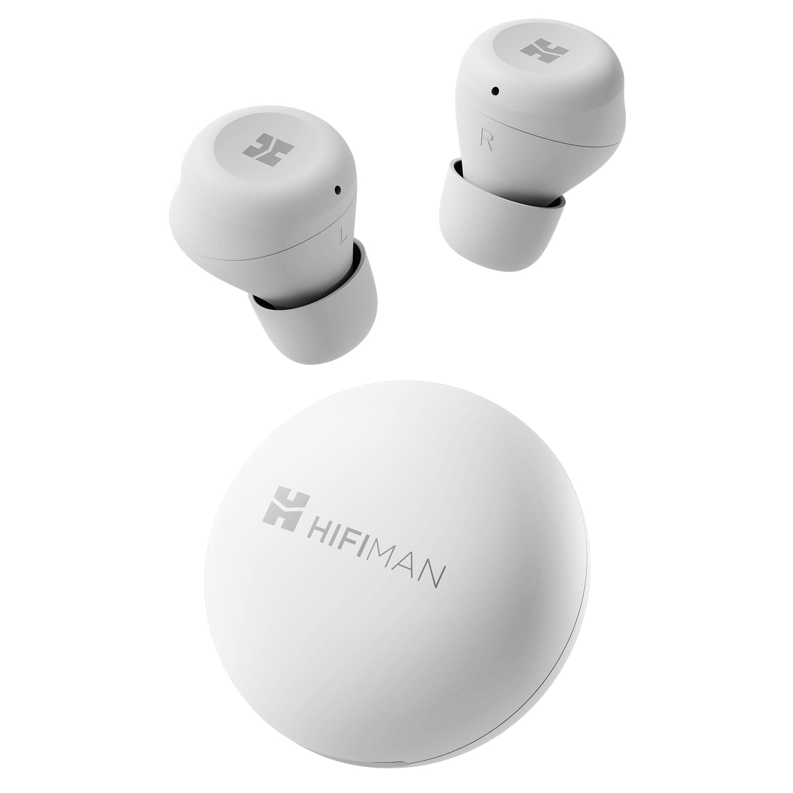 Слушалки HIFIMAN TWS450, безжични, Bluetooth 5.3, до 5 часа време на работа, бели