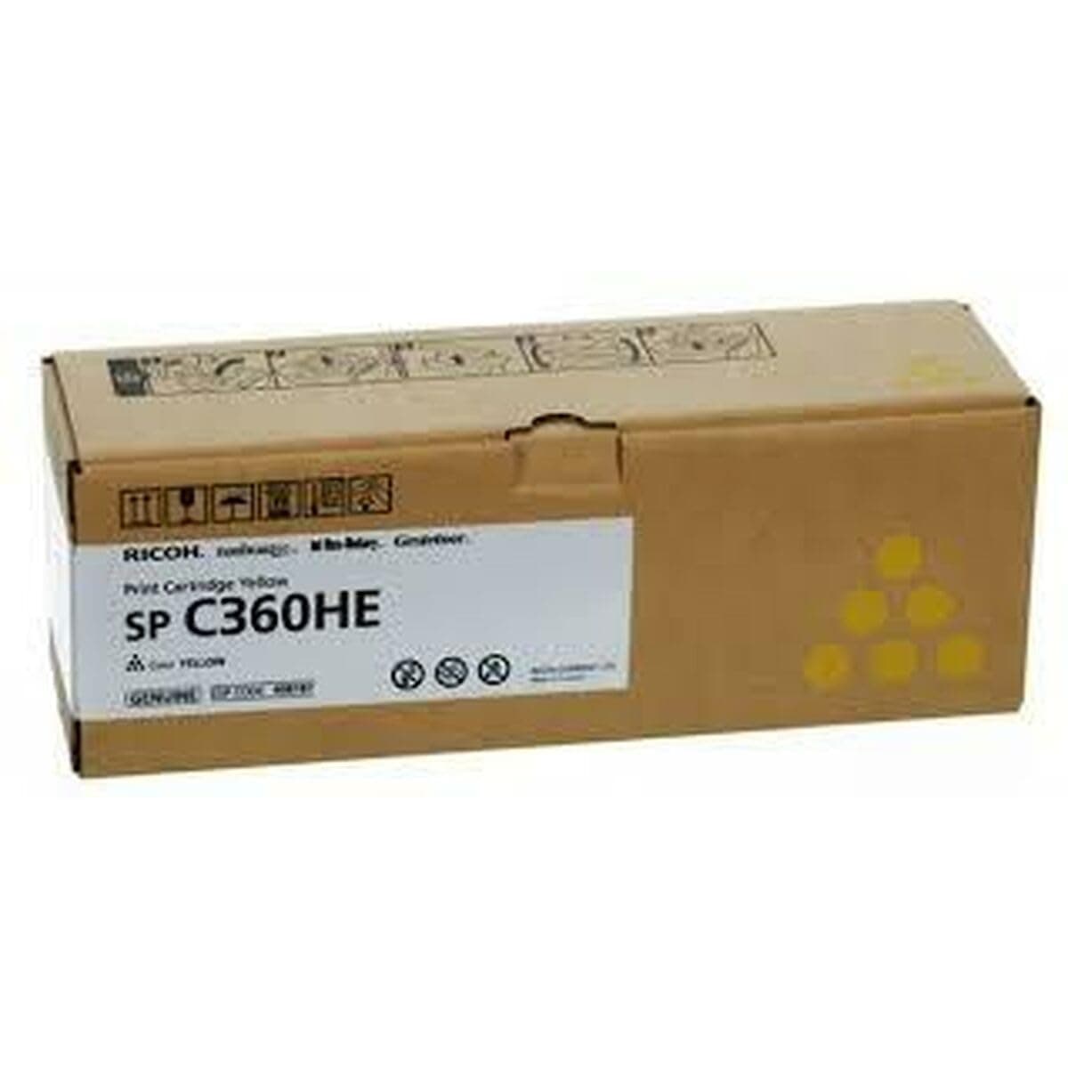 Тонер касета Ricoh SPC360HE, 5000 копия, Yellow