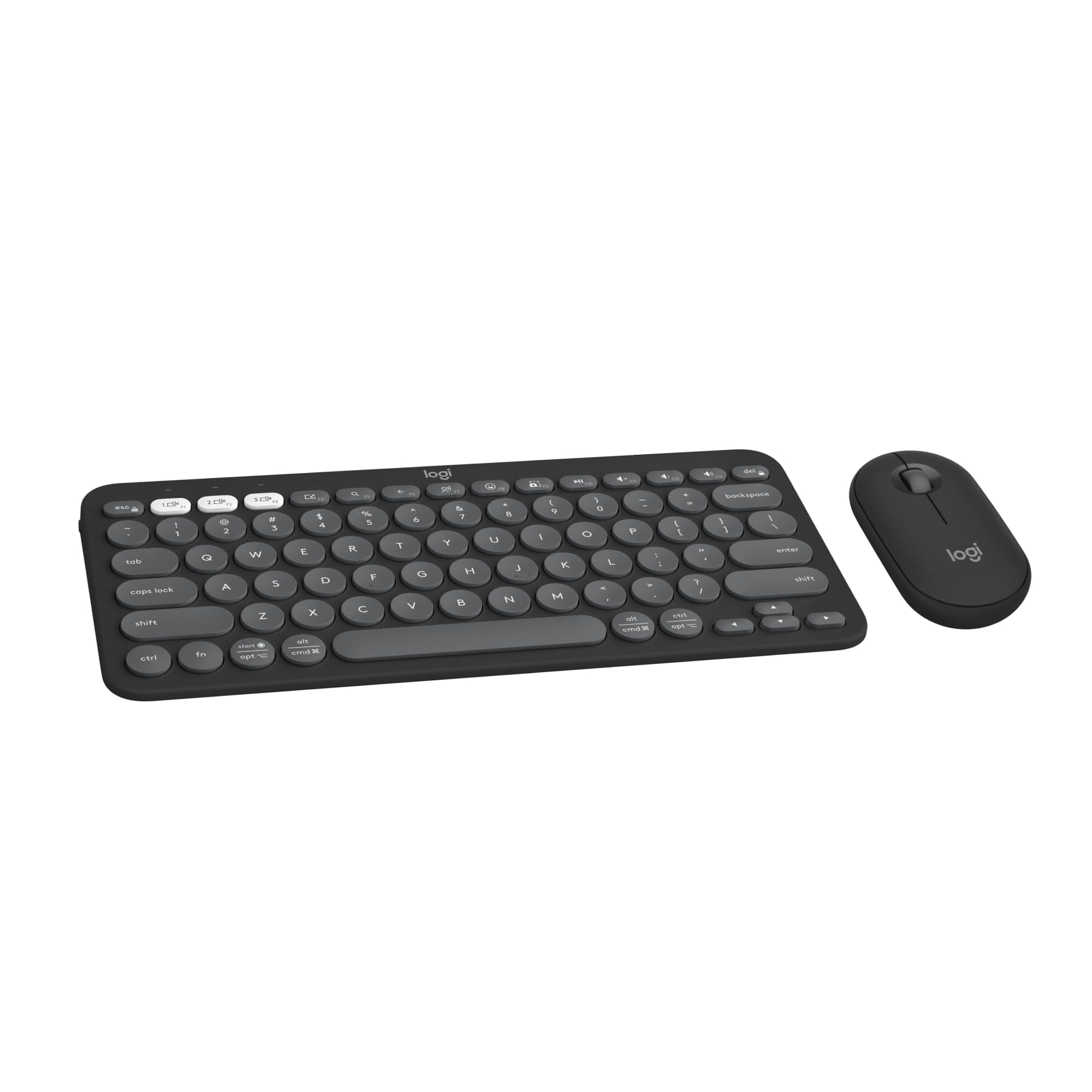 Logitech Pebble 2 Combo - TONAL GRAPHITE - US INT'L - 2.4GHZ/BT - N/A - INTNL-973 - UNIVERSAL