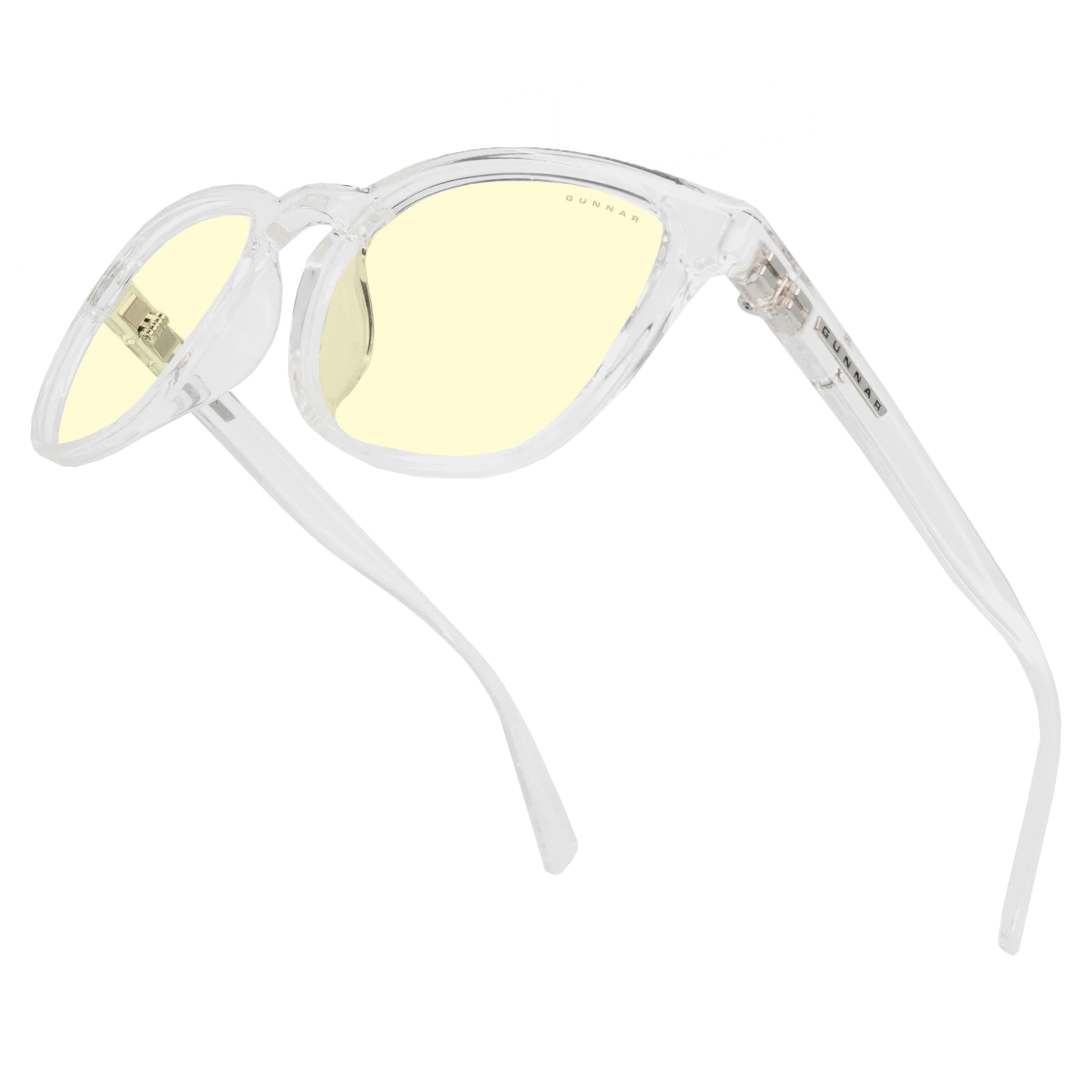 Компютърни очила GUNNAR Oakland Crystal, Amber, Бял