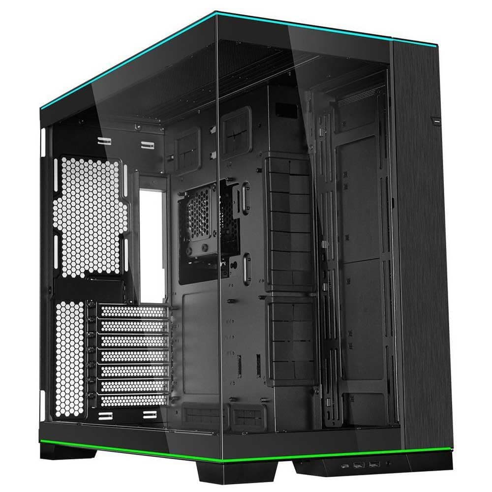 Кутия Lian Li PC-O11 Dynamic EVO RGB Mid-Tower, TG, Черна