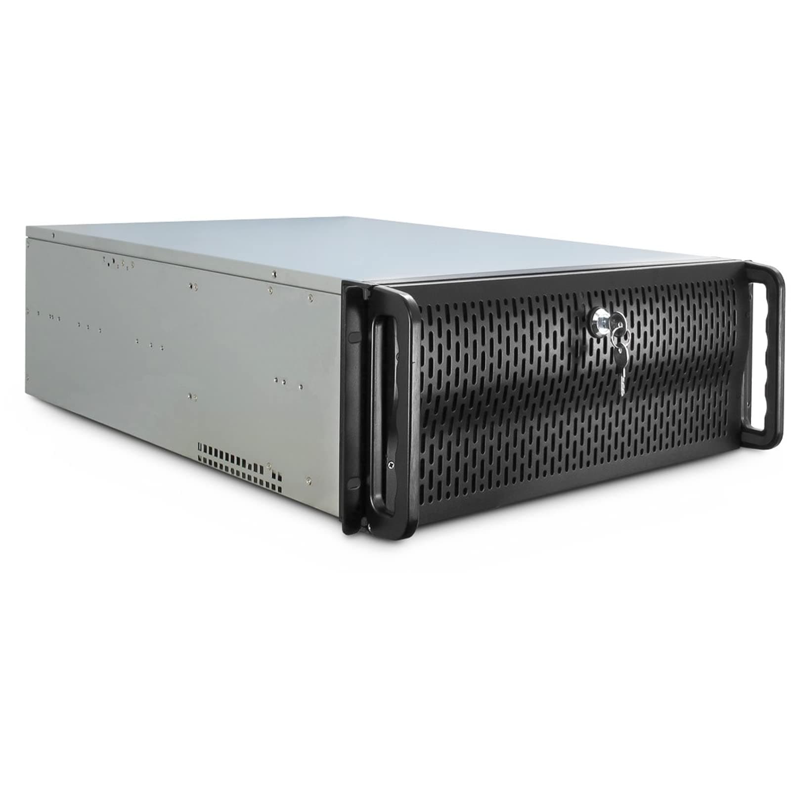 Кутия за сървър InterTech 4U-4129L - Mini ITX, mATX, μATX, ATX, SSI EEB, Черна