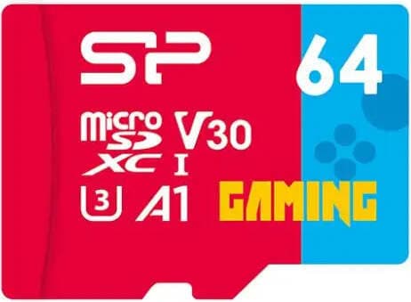 Карта памет Silicon Power Superior Gaming 64GB,microSDHC/SDXC, Class 10, A1, V30, UHS-I U3, SD Adapter