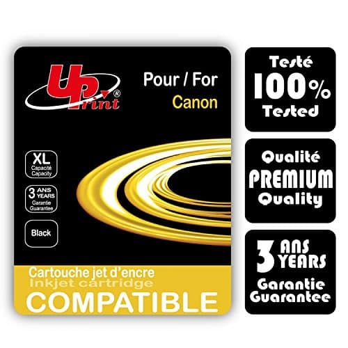 Мастилница UPRINT CLI521 CANON, С чип, Черна