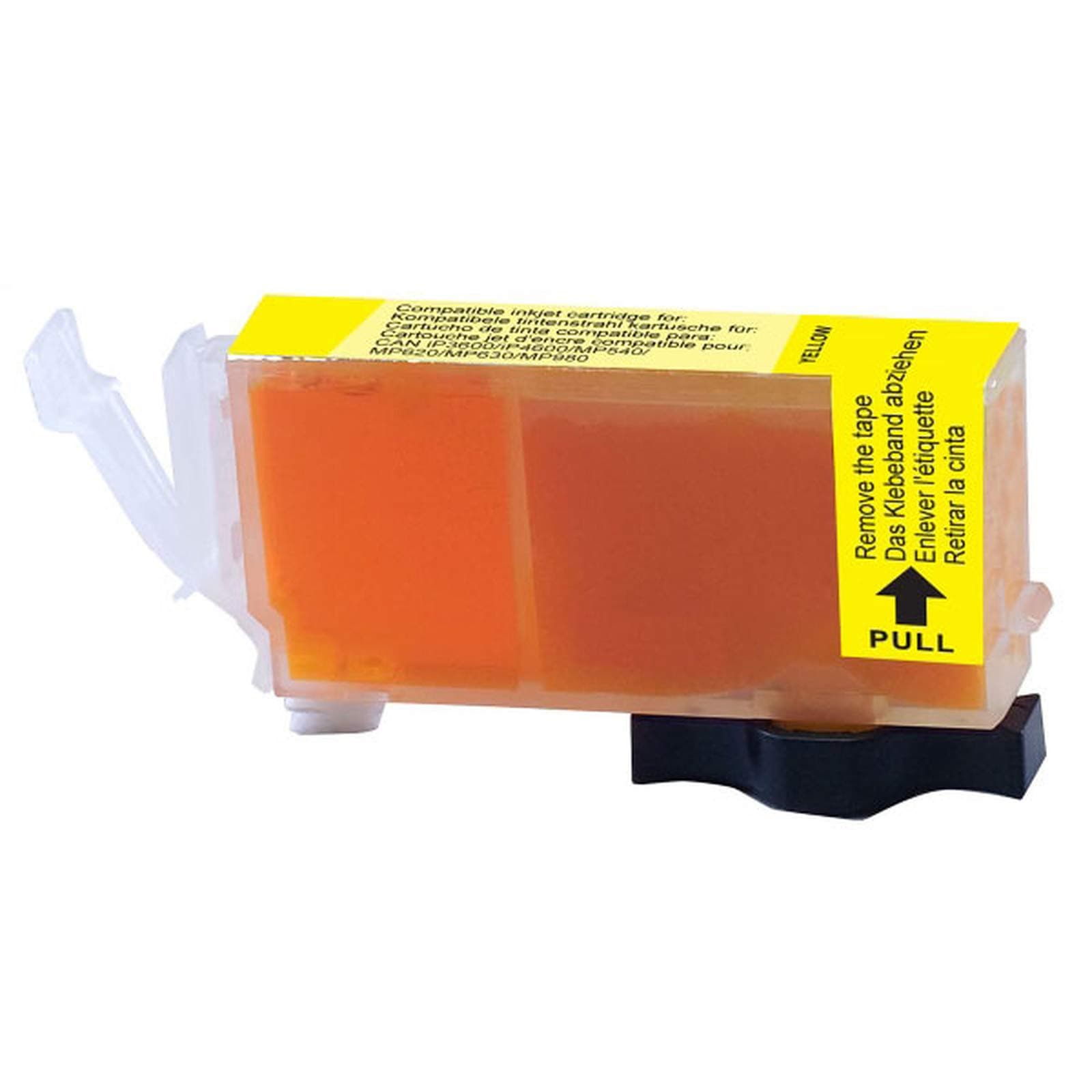 Мастилница UPRINT CLI521 CANON, С чип, Yellow