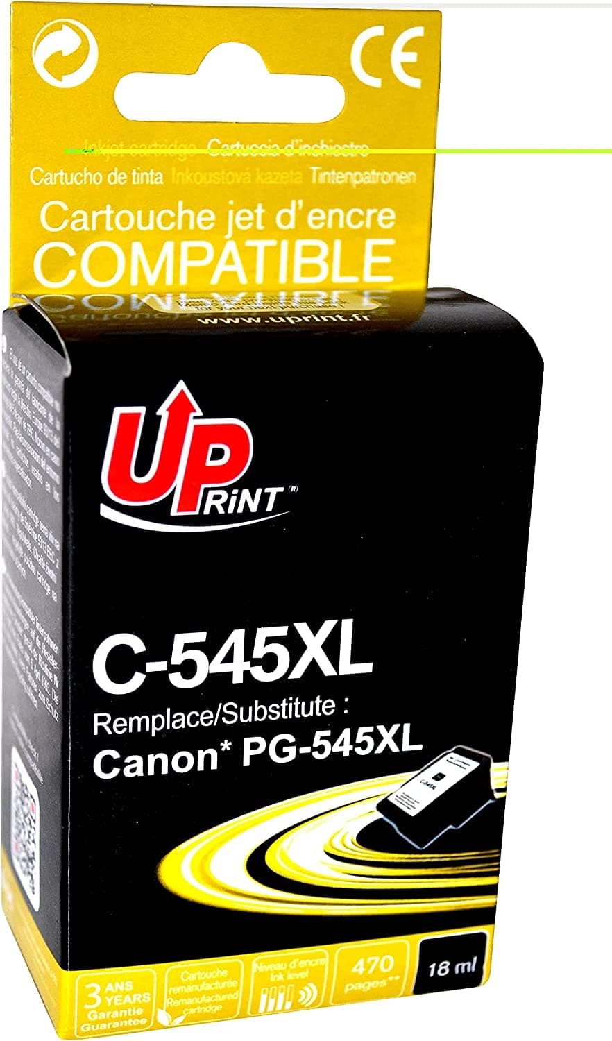 Мастилница CANON PG-545XL Black, Canon IP2850/ MG2450/MG2550/TS335x, 450k, 18ml, Черен