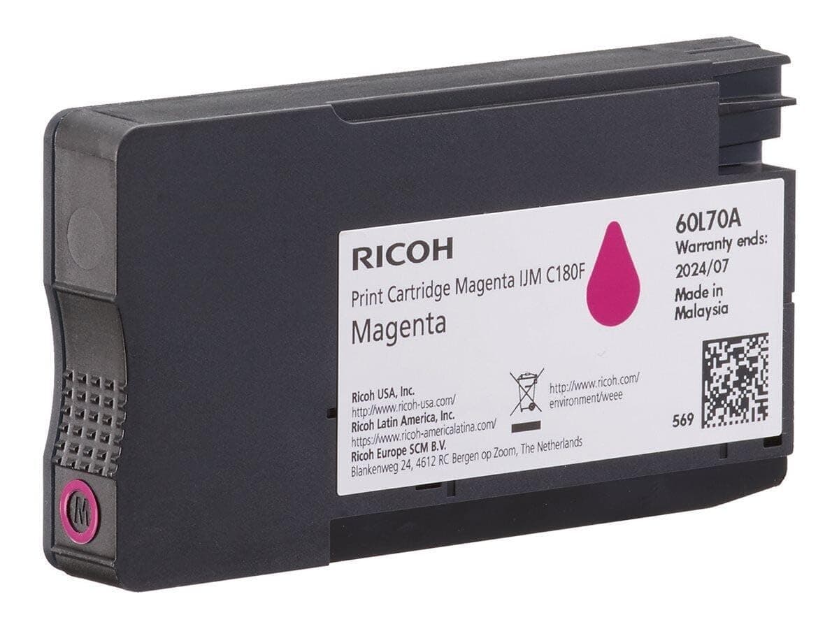 Касета с мастило RICOH IJM C180F, 1600 копия, Magenta