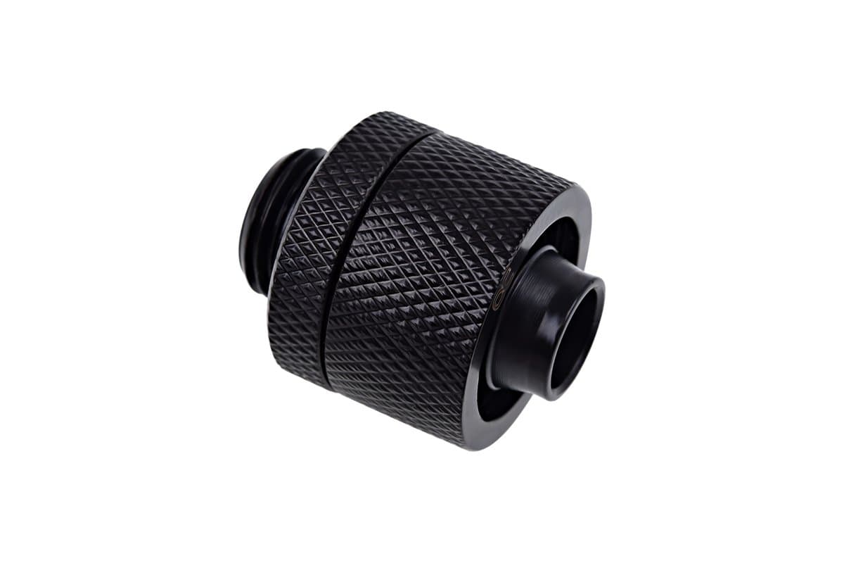 Фитинг Alphacool Eiszapfen, Удължител, 90°, 16/10mm, G1/4, Черен мат