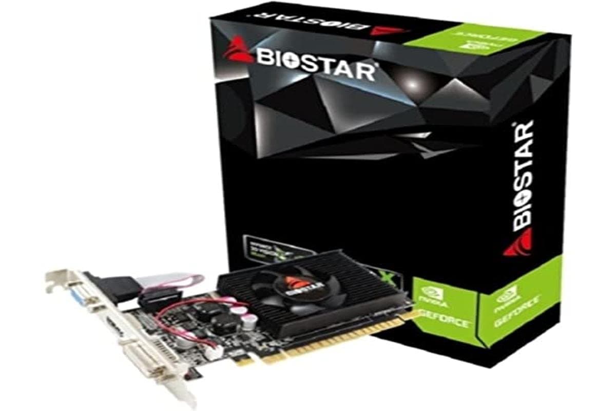 Видео карта BIOSTAR GeForce 210, 1GB, GDDR3, 64 bit, DVI-I, D-Sub, HDMI