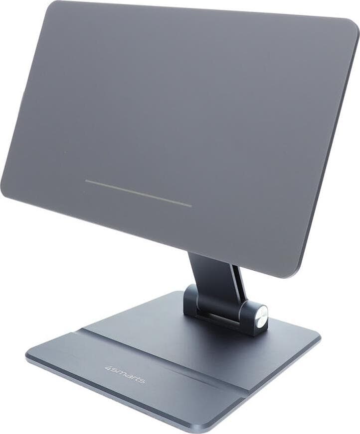 Магнитна алуминиева поставка за iPad Pro 12.9 (2018-2022) - 4smarts ErgoFix Magnetic Aluminum Desktop Stand (сив)