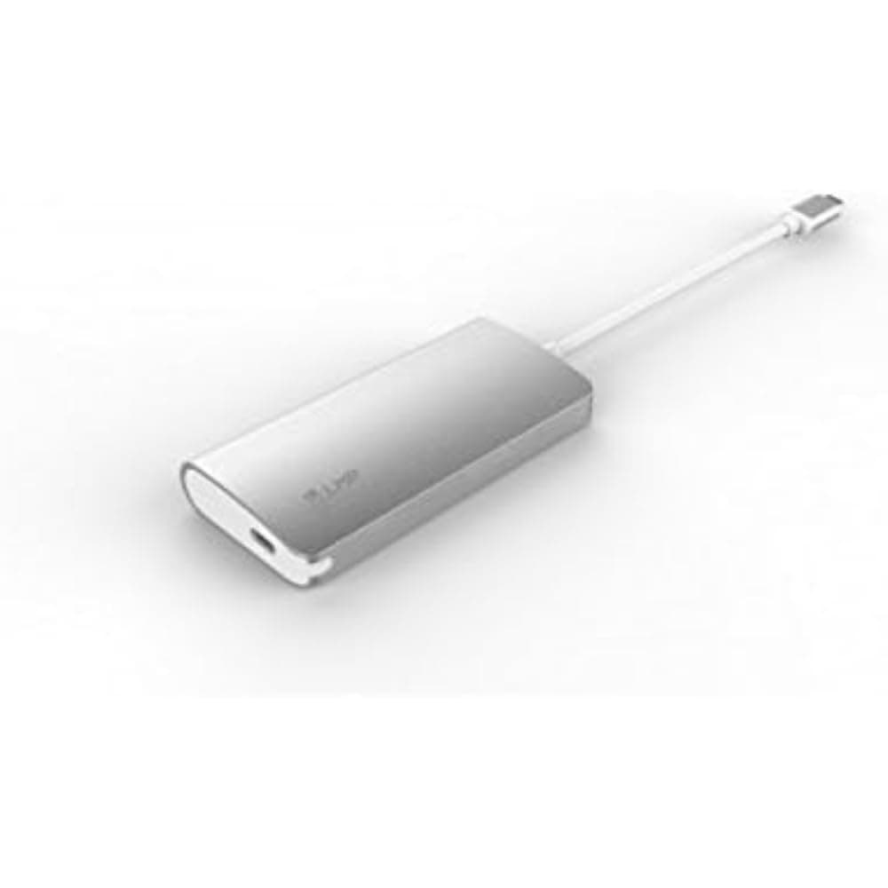 Докинг станция LMP USB & Video Hub, от USB C към 3x USB A, 1x USB C, 1x HDMI, сребриста
