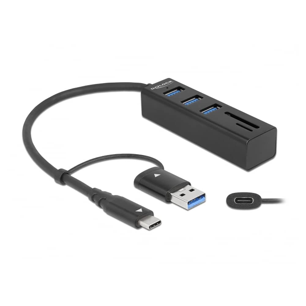 USB Хъб, 3 порта, DELOCK-63859