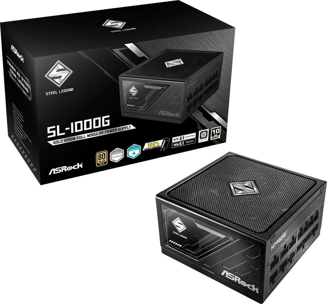 Захранващ блок ASRock Steel Legend 1000W 80+ Gold