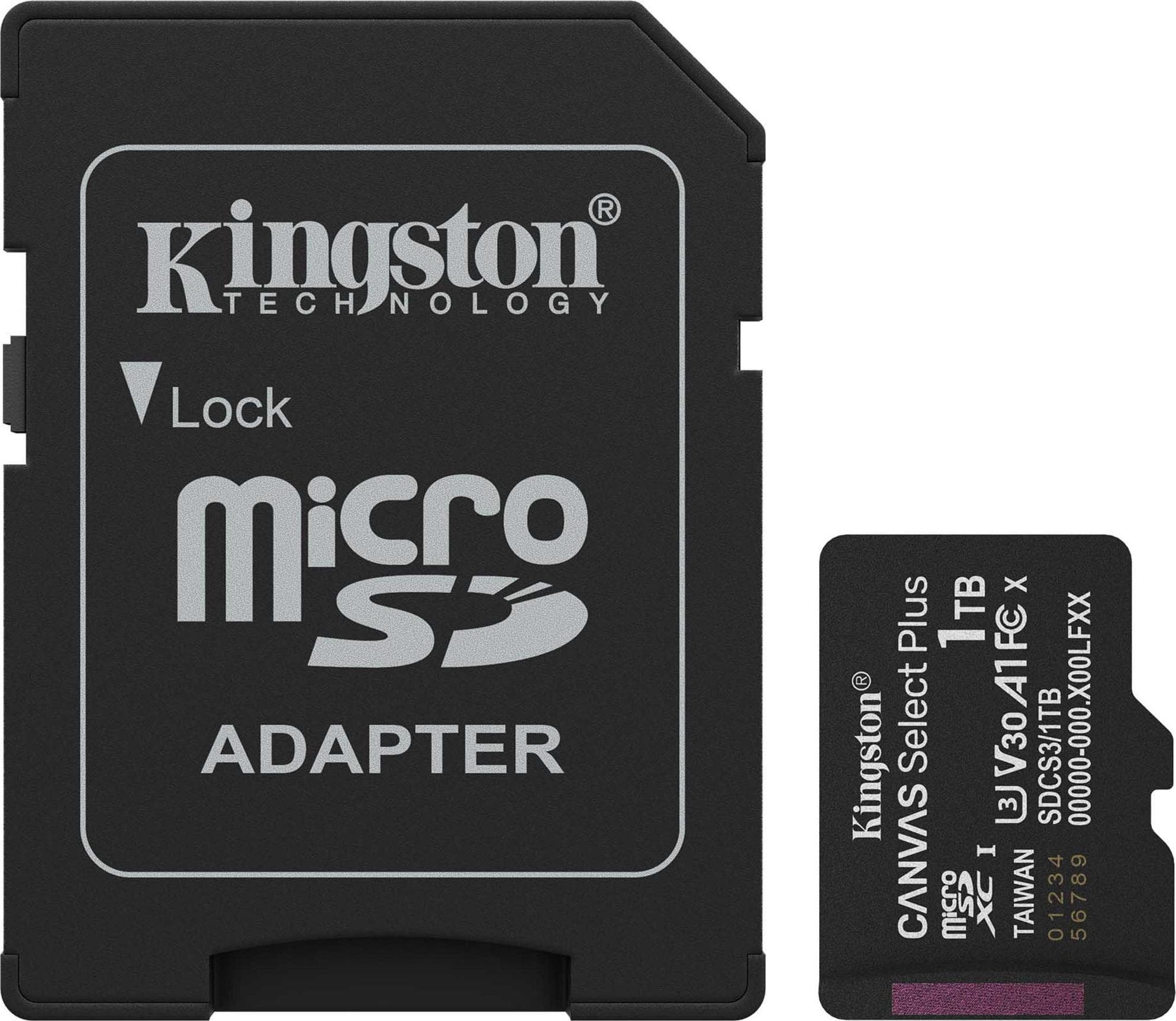 Карта памет Kingston Canvas Select Plus, microSDXC 1TB