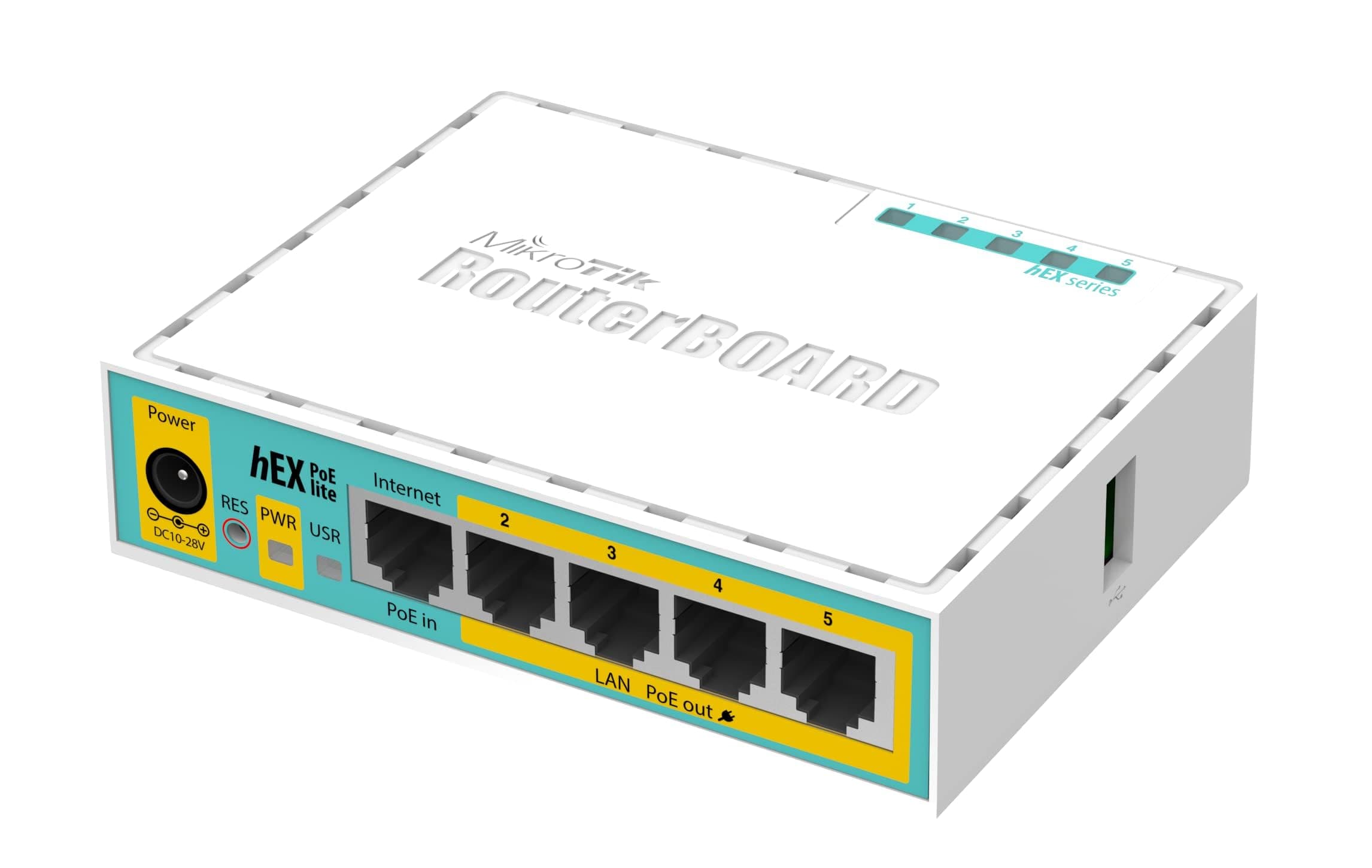 Рутер MiKrotik RB750UPr2, 10/100 Mbps, PoE, 64 MB, CPU 650MHz, Бял