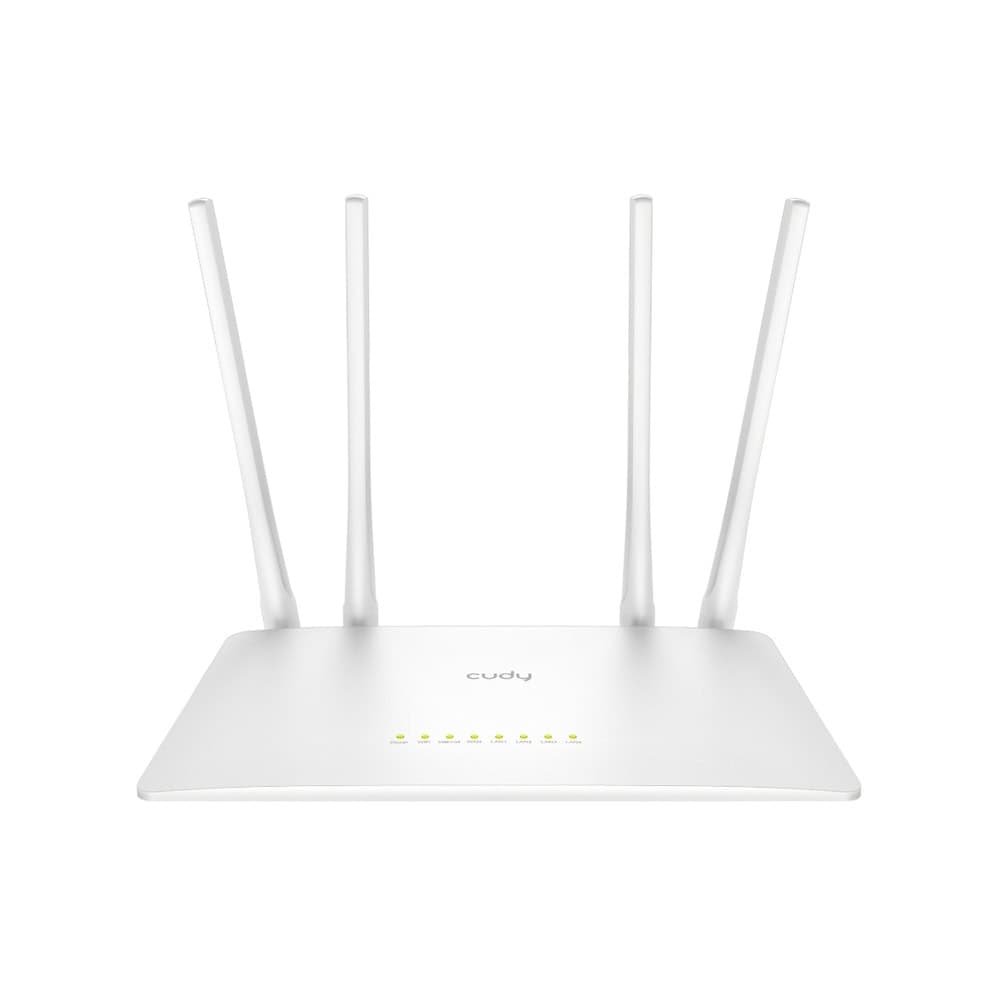 Безжичен рутер Cudy WR300S N300 802.11b/g/n,300Mbps/ 2.4GHz, 5 × 10/100Mbp, 4 × 5dBi fixed антени