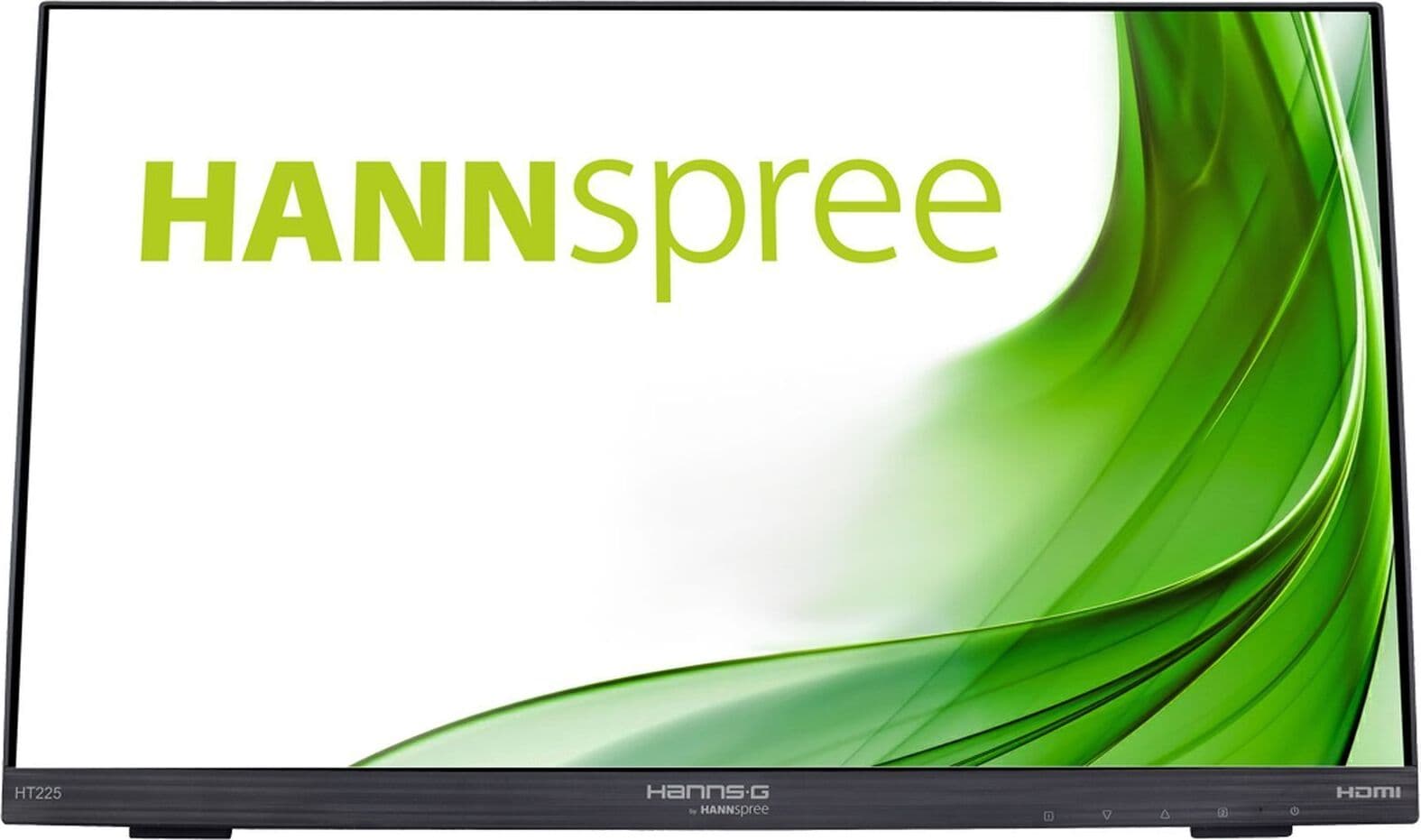 Тъч монитор HANNSPREE HT225HPB, LED, 21.5 inch, Wide, Full HD, Display Port, VGA, HDMI, Черен