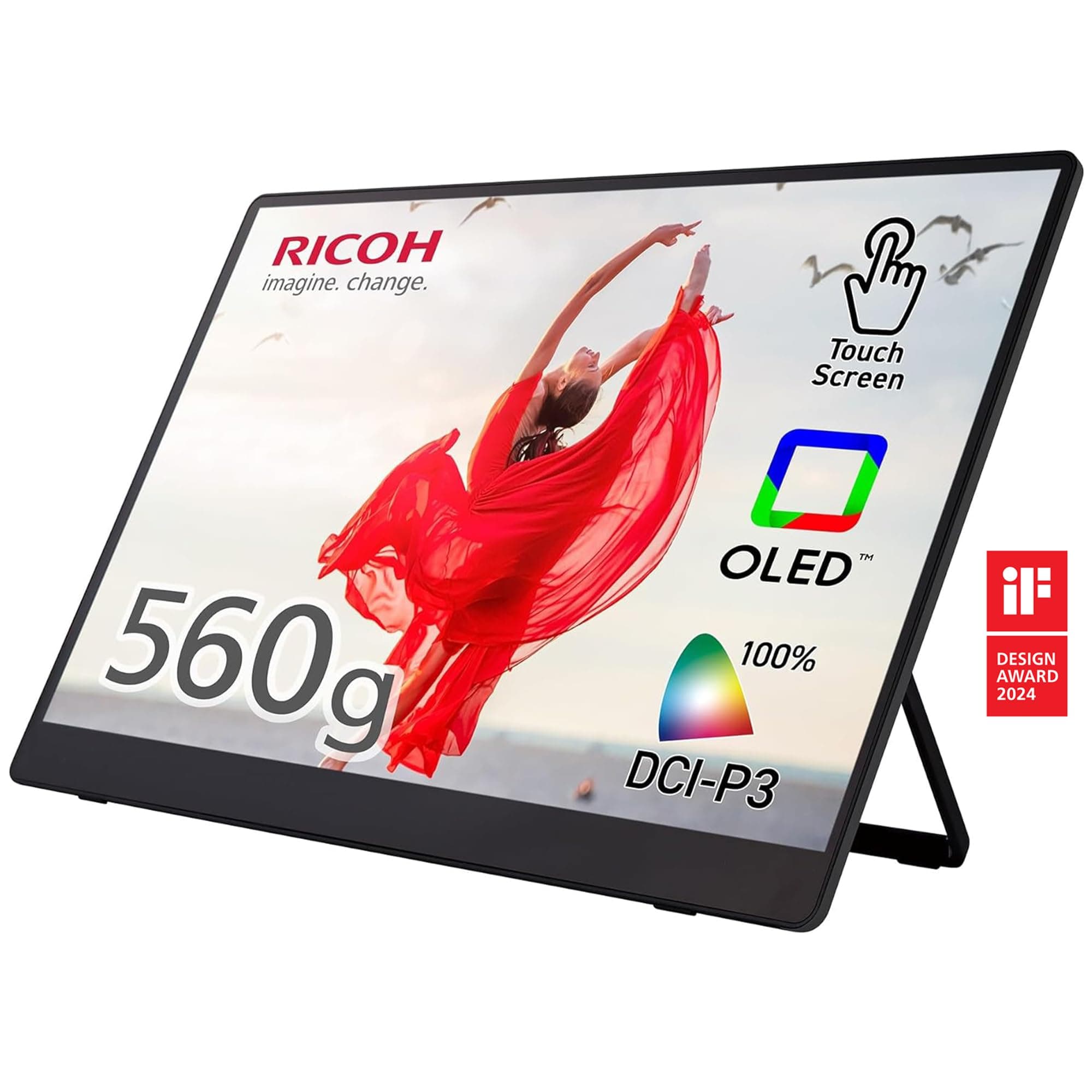 Преносим тъч монитор RICOH 150, OLED, 15.6", 560г, USB-C