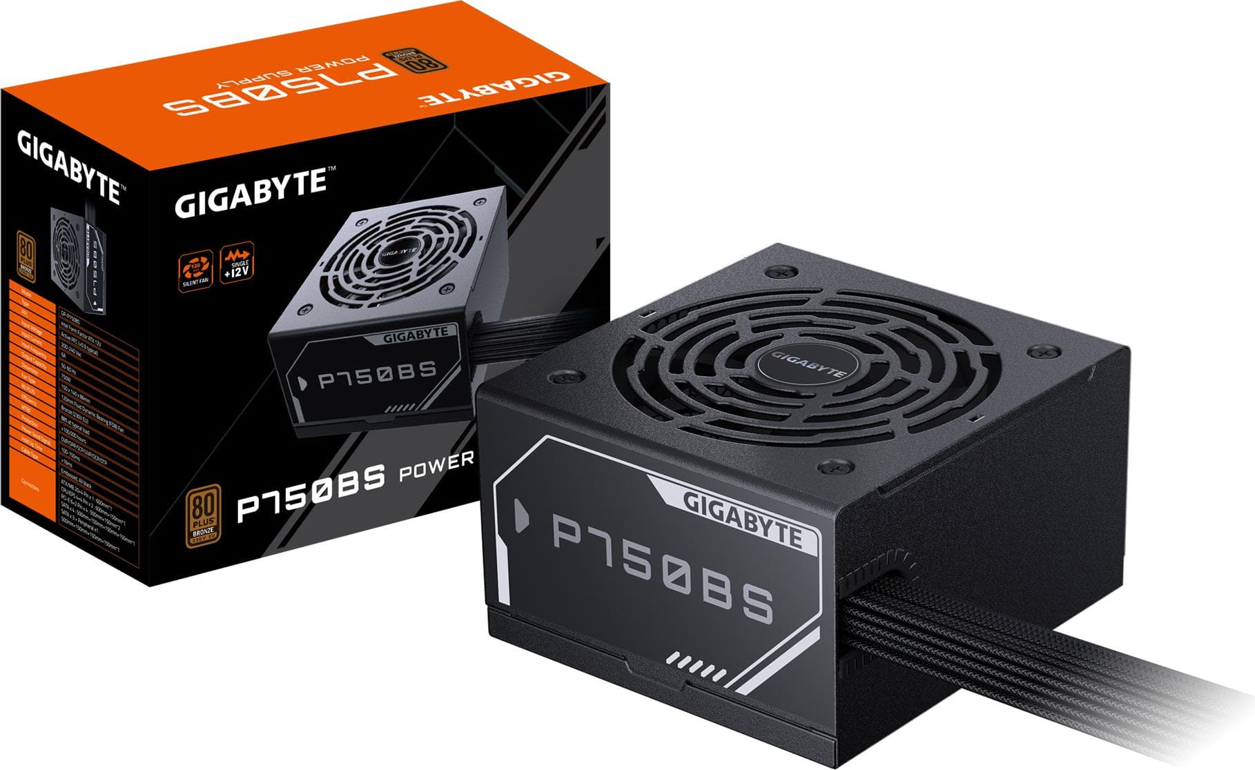 Захранващ блок Gigabyte P750BS, 750W, 80+ Bronze