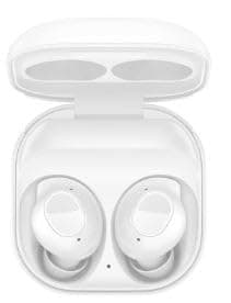 Слушалки Samsung Galaxy Buds3, безжични, Bluetooth, система от три микрофона, 11mm динамични мембрани, 24-bit/96kHz, активно шумопотискане, до 5 часа време на работа, IP57 водоустойчивост, бели