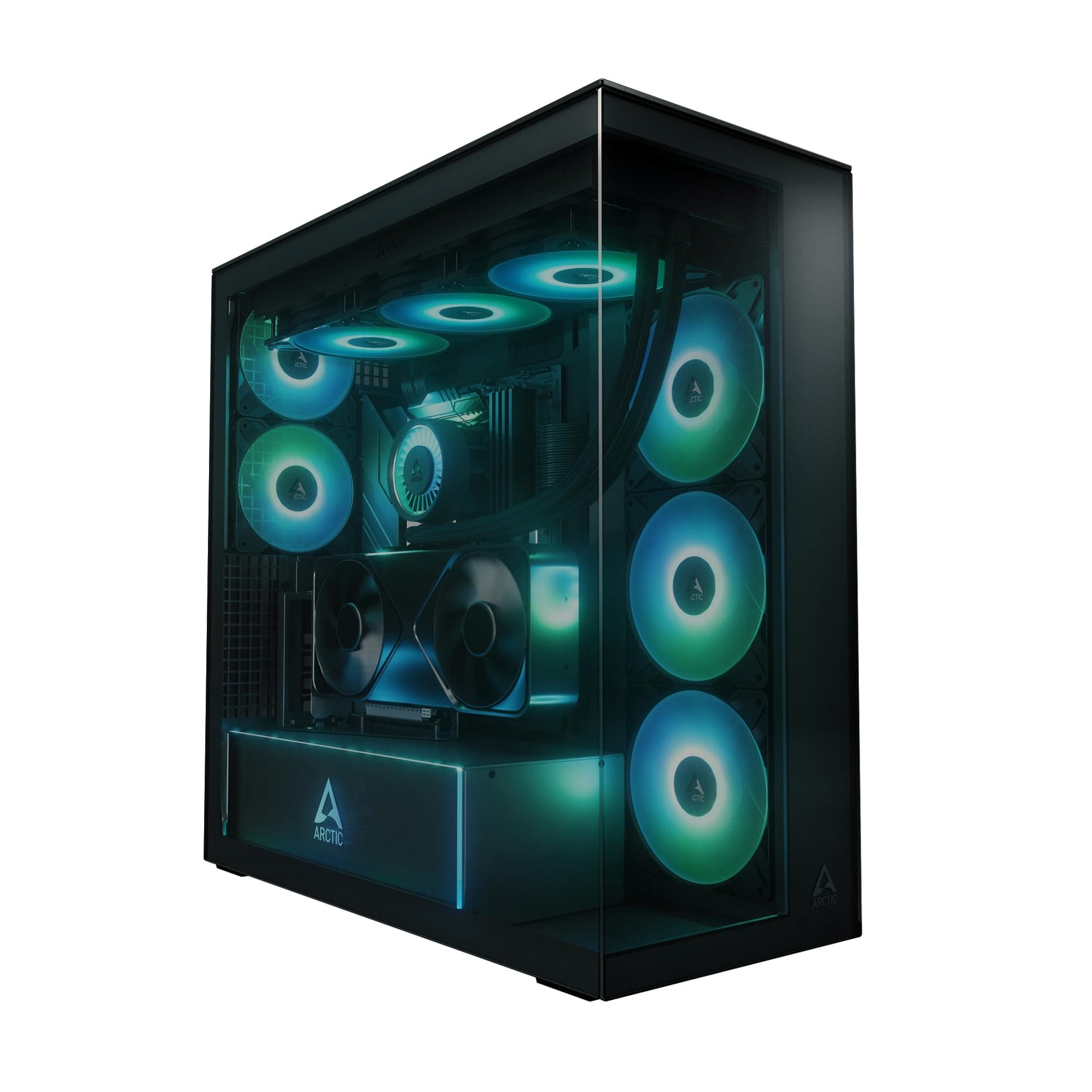 Кутия за компютър Arctic Xtender VG - Black Mid-Tower