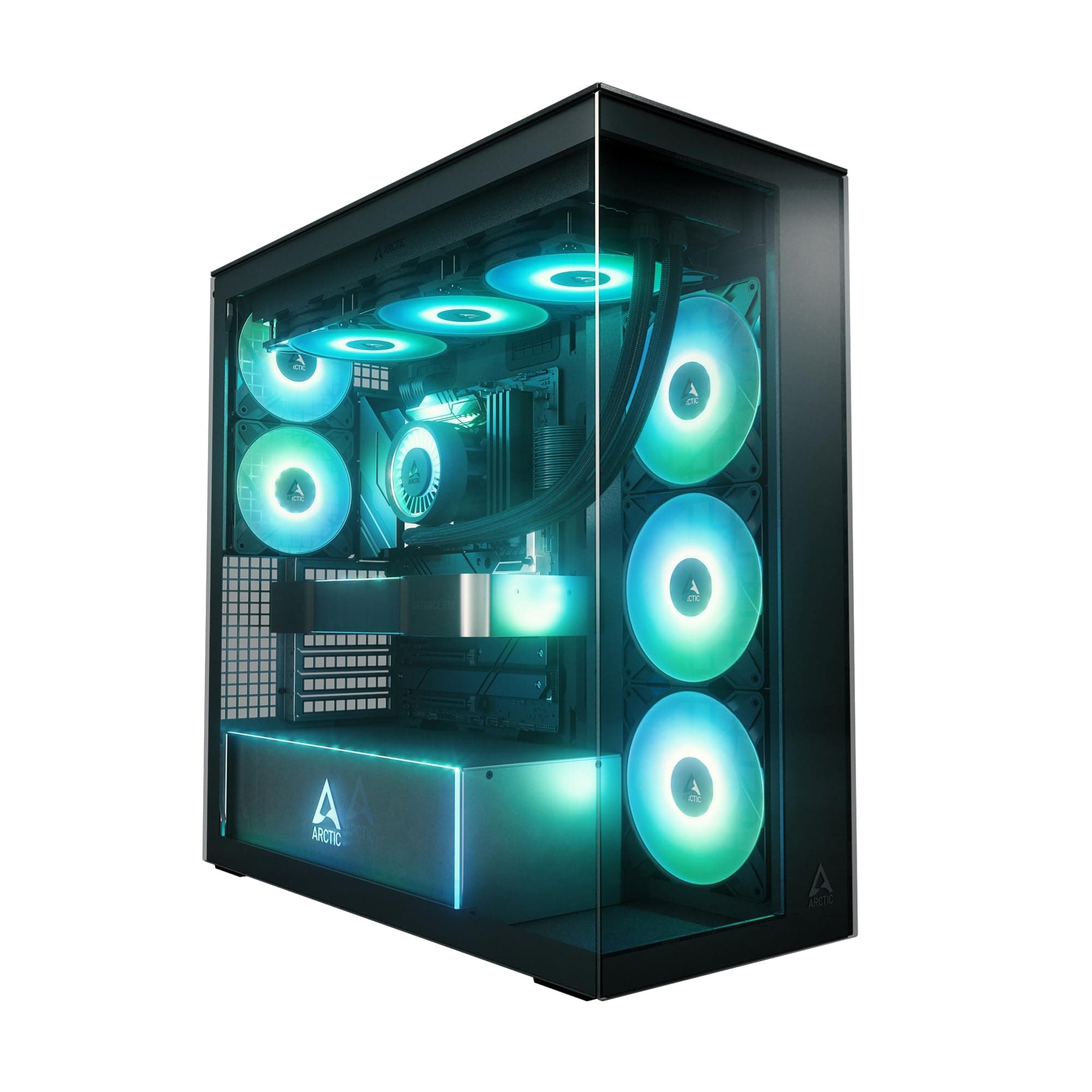 Кутия за компютър Arctic Xtender Mirror - Black Mid-Tower