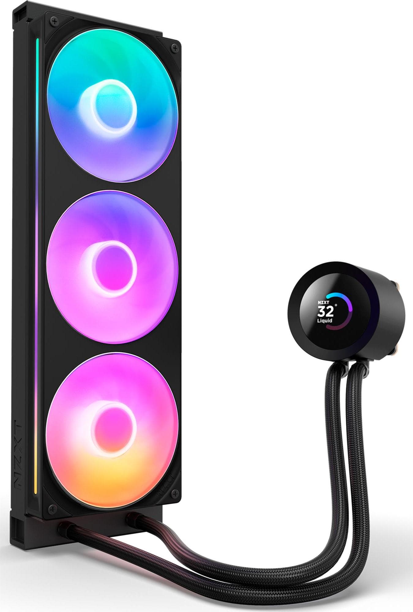 Охладител за процесор NZXT Kraken Plus 360 RGB LCD Display - Black