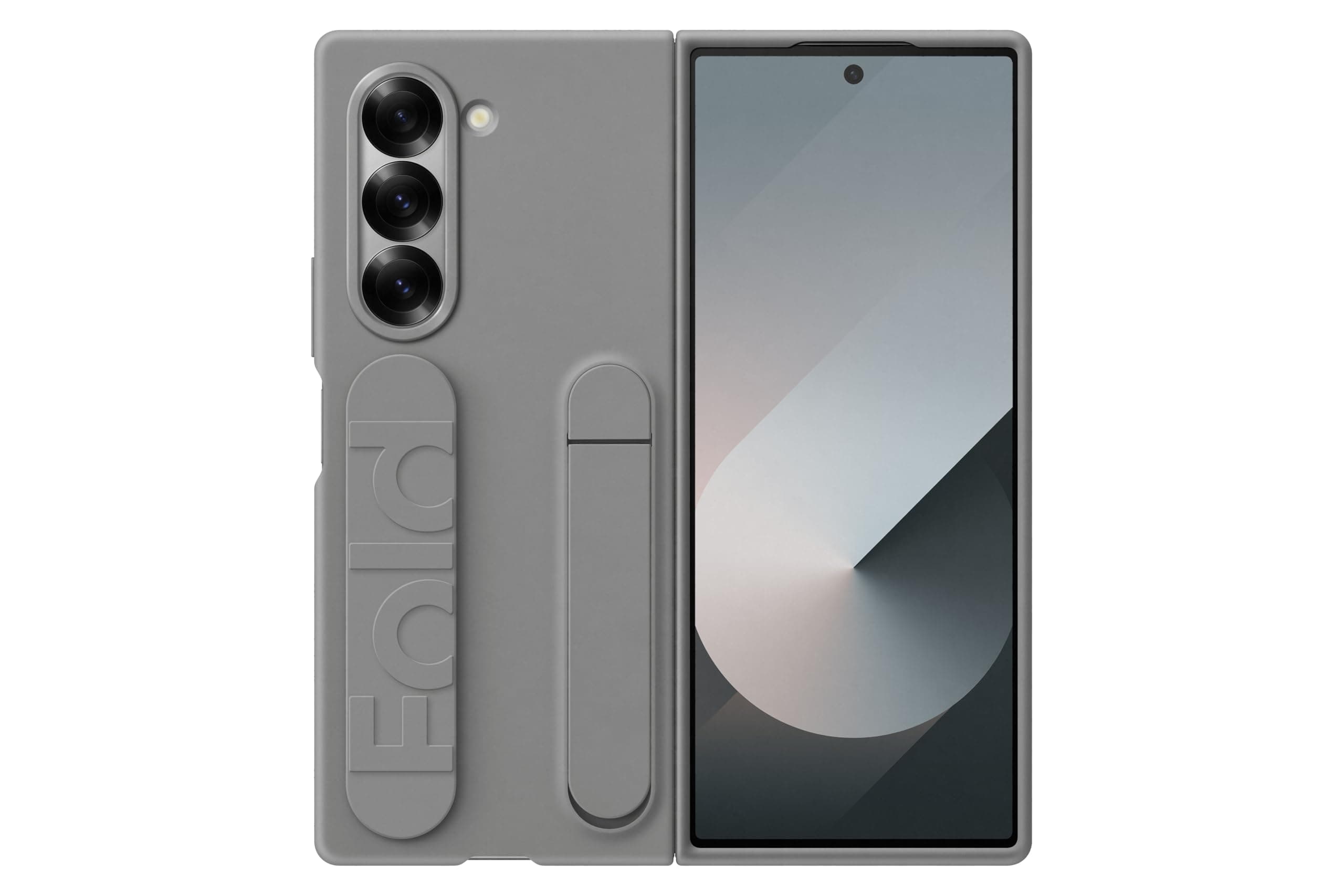Калъф за Samsung Galaxy Z Fold6, силиконов, сив