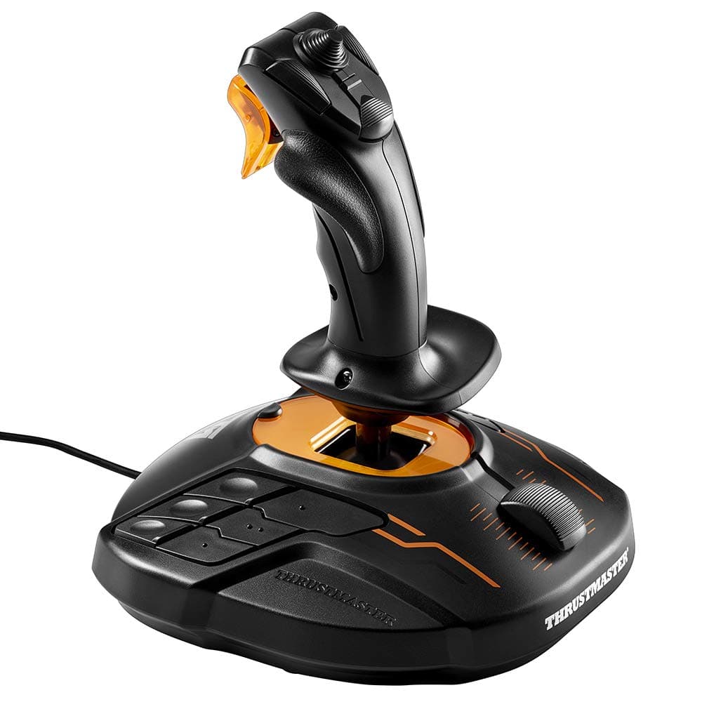 Жичен джойстик, авиосимулатор Thrustmaster T-16000M за PC, Черен