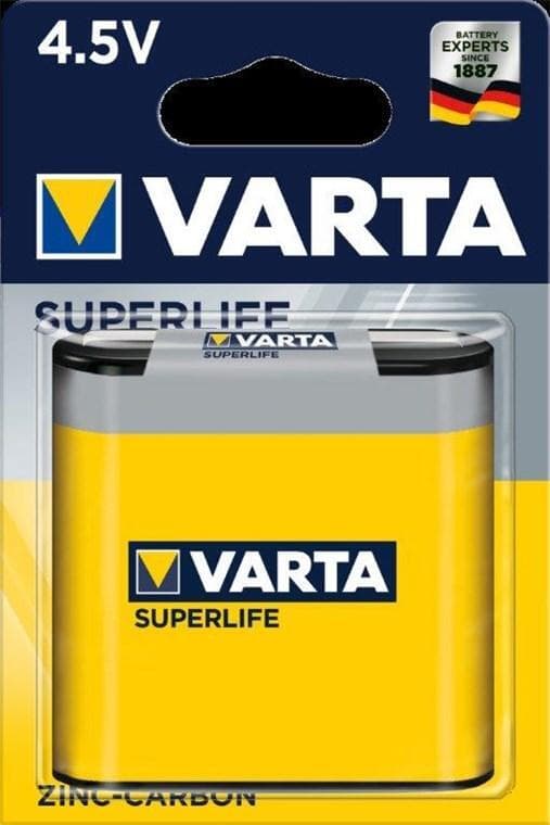 Цинк карбонова батерия 3R12 /1 бр. в опаковка/ блистер 4.5V VARTA
