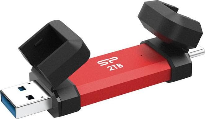 Външен SSD Silicon Power DS72 Red - 2TB