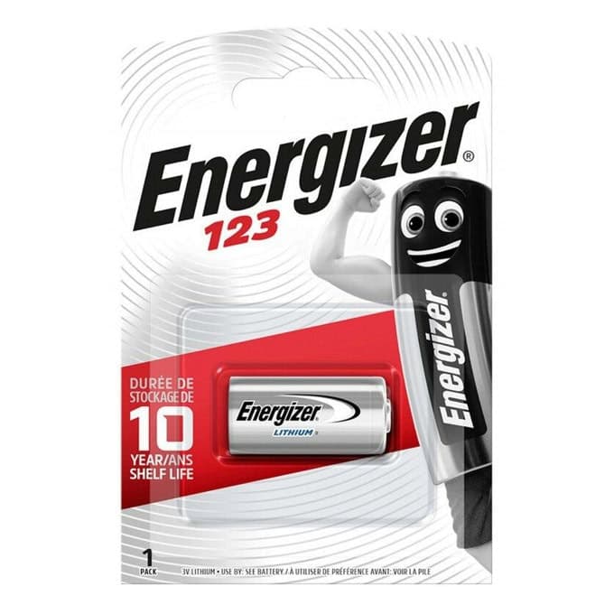 Батерия ENERGIZER CR123 Photo, Lithium, 3V, 1pk блистер