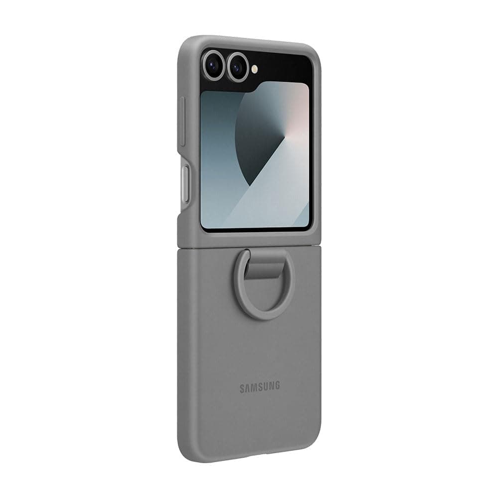 Калъф за Samsung Galaxy Flip6, силиконов, сив
