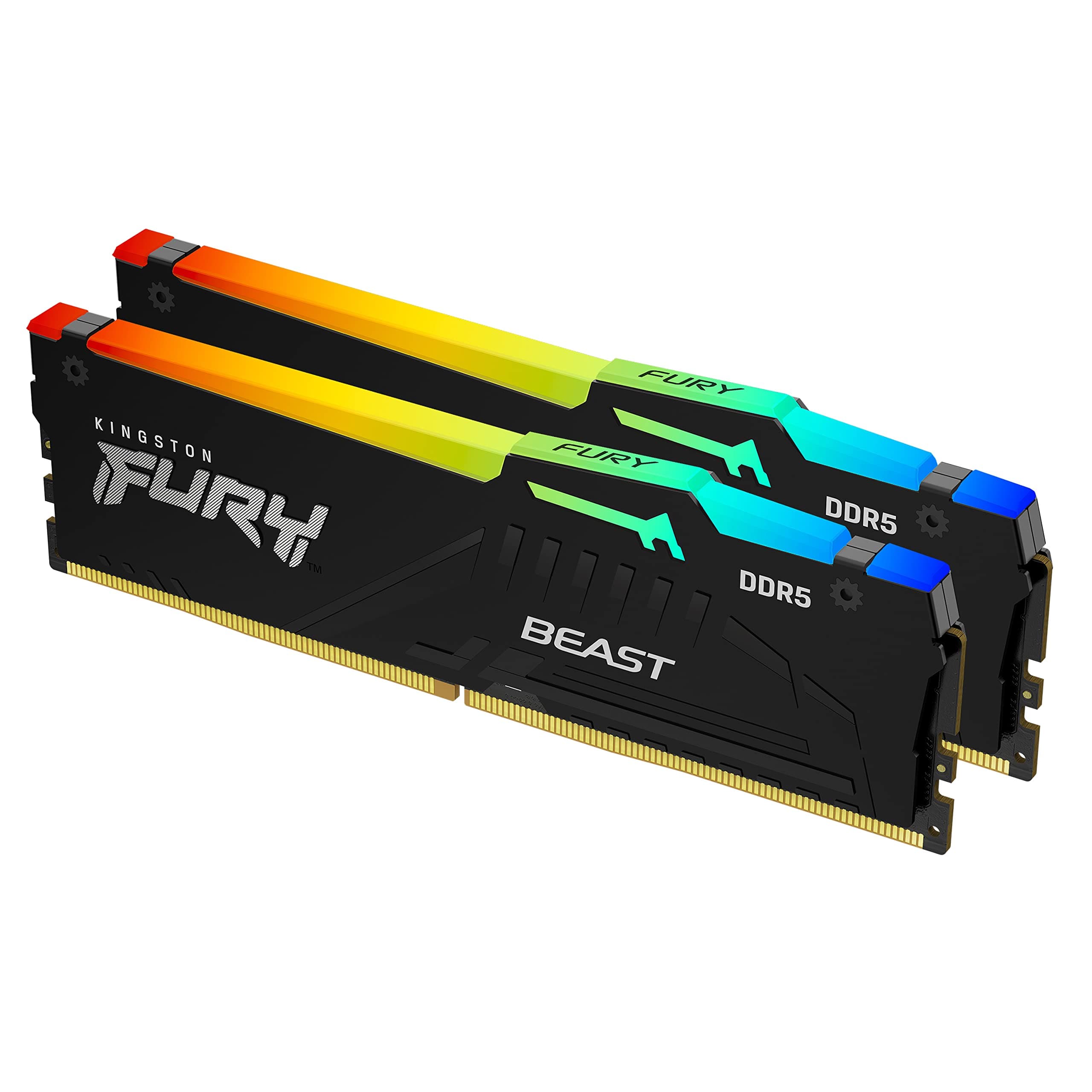 KINGSTON 32GB 5600MT/s DDR5 CL36 DIMM комплект от 2 FURY Beast RGB