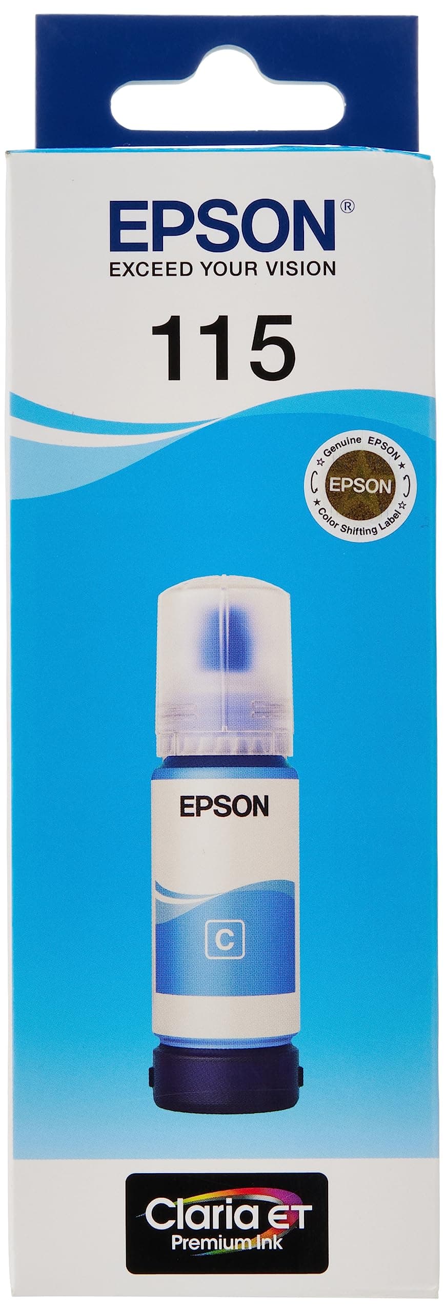 Бутилка с мастило EPSON 1LB 115 EcoTank Cyan