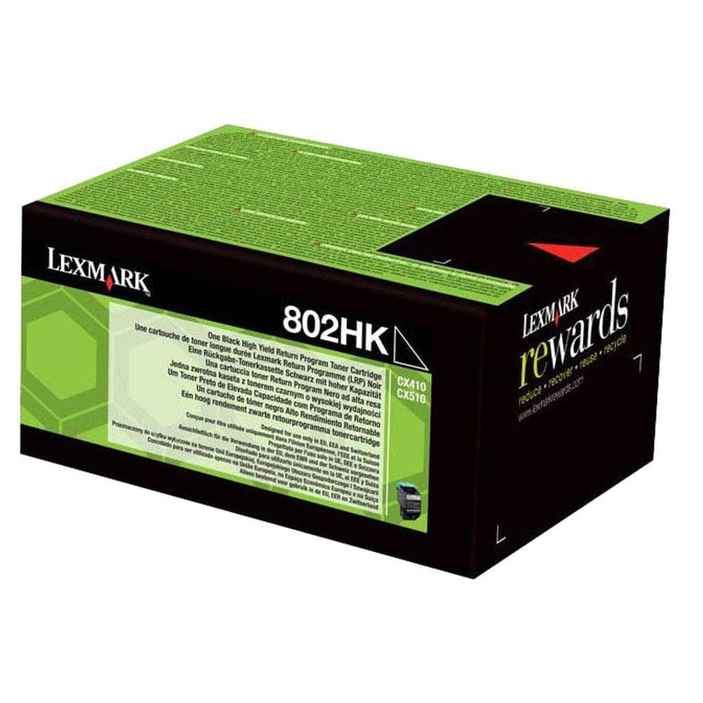LEXMARK 802HK тонер касета черна стандартен капацитет 4000 страници Програма за връщане на 1 опаковка