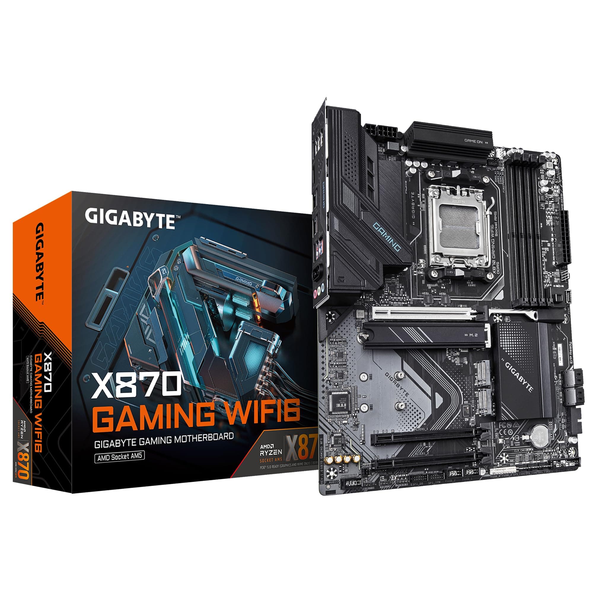 Дънна платка GIGABYTE X870 GAMING WIFI 6, Socket AM5