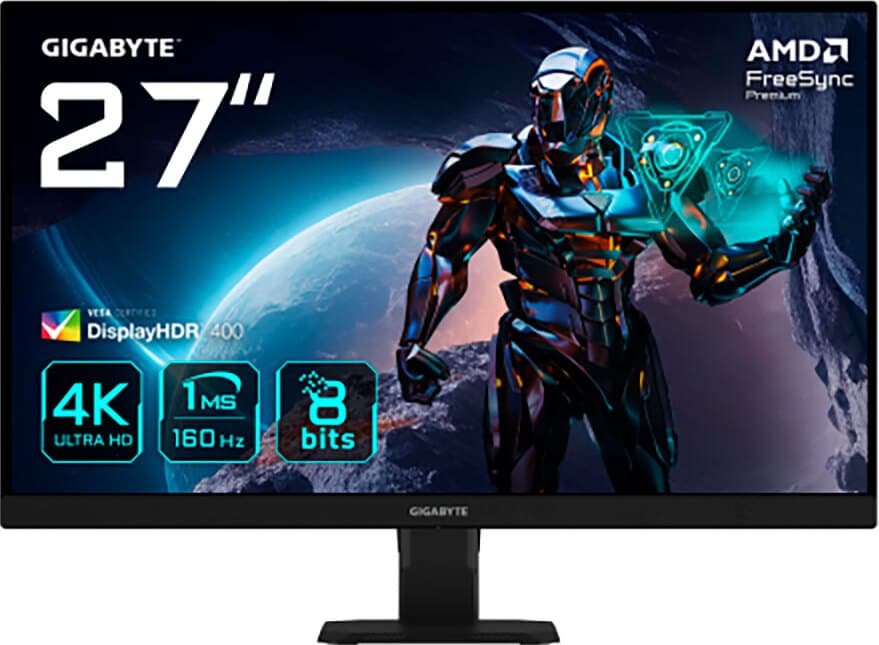 Геймърски Монитор Gigabyte GS27U 27" IPS UHD(3840x2160), 160Hz, 1 ms