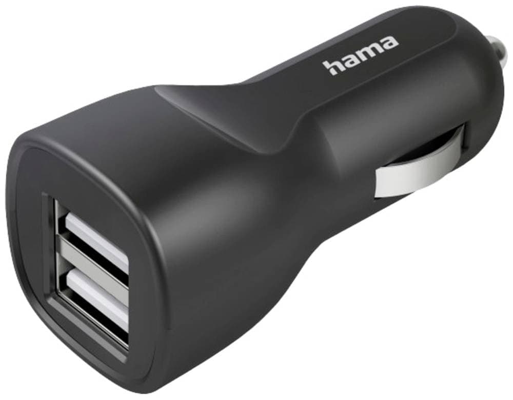 HAMA Зарядно за кола, 2x USB-A, 12 W, 201636