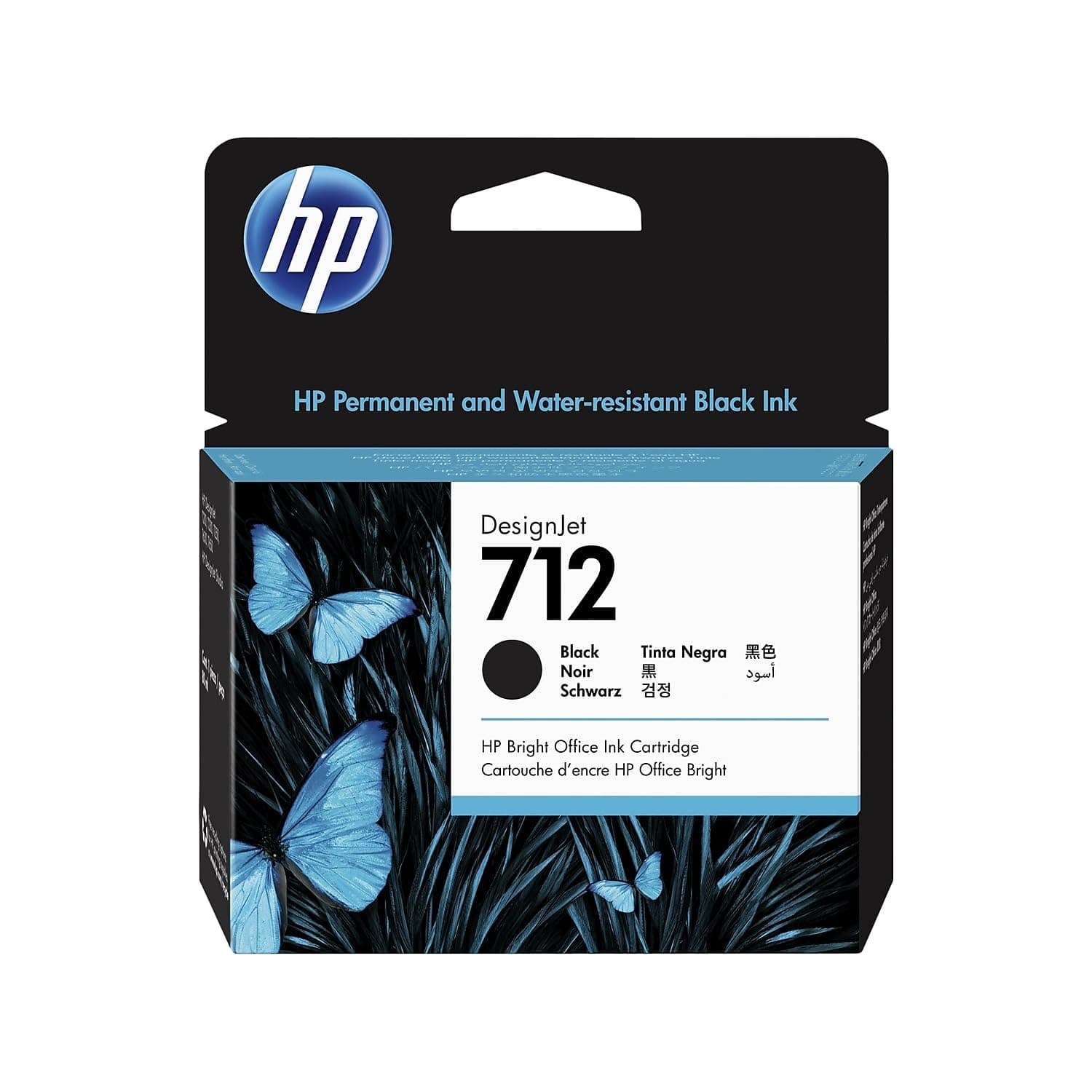 HP 712 80-мл черна касета с мастило DesignJet