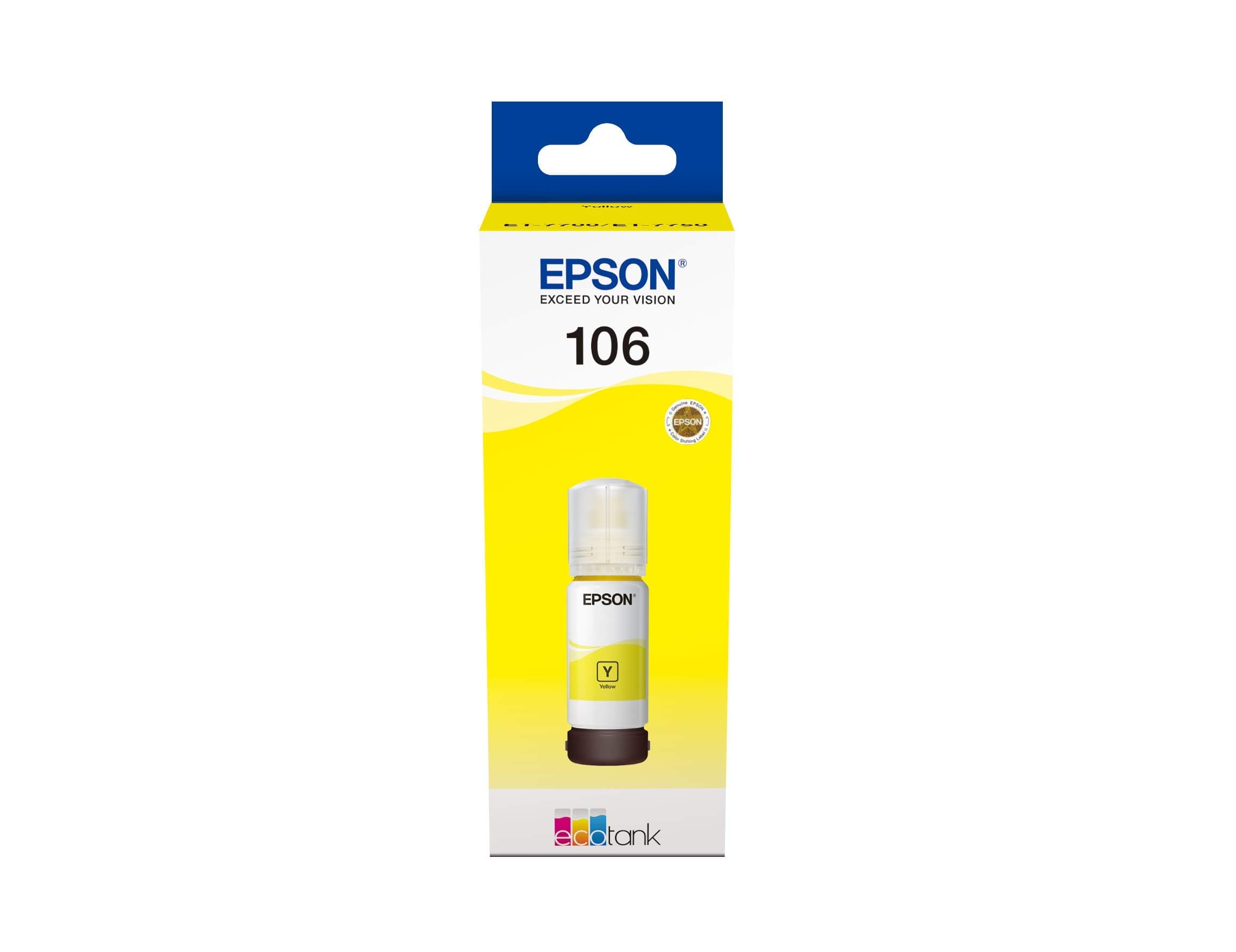 EPSON Cartus 106 жълт 70 мл