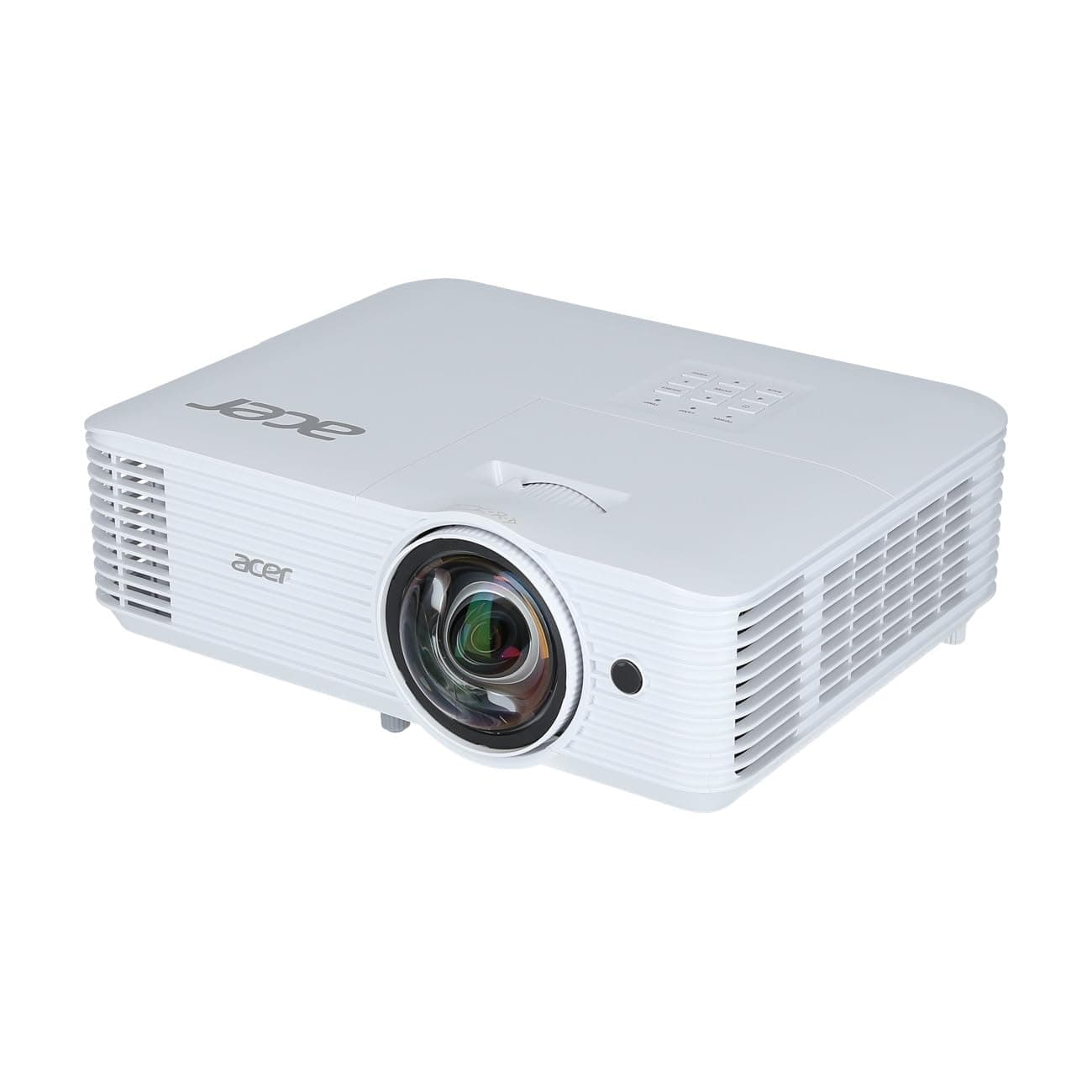 ACER S1386WH късофокусен DLP проектор WXGA 1280x800 3600ANSI 2880 Eco 20000:1 32dB 24dB Eco HDMI MHL D-Sub композитно аудио