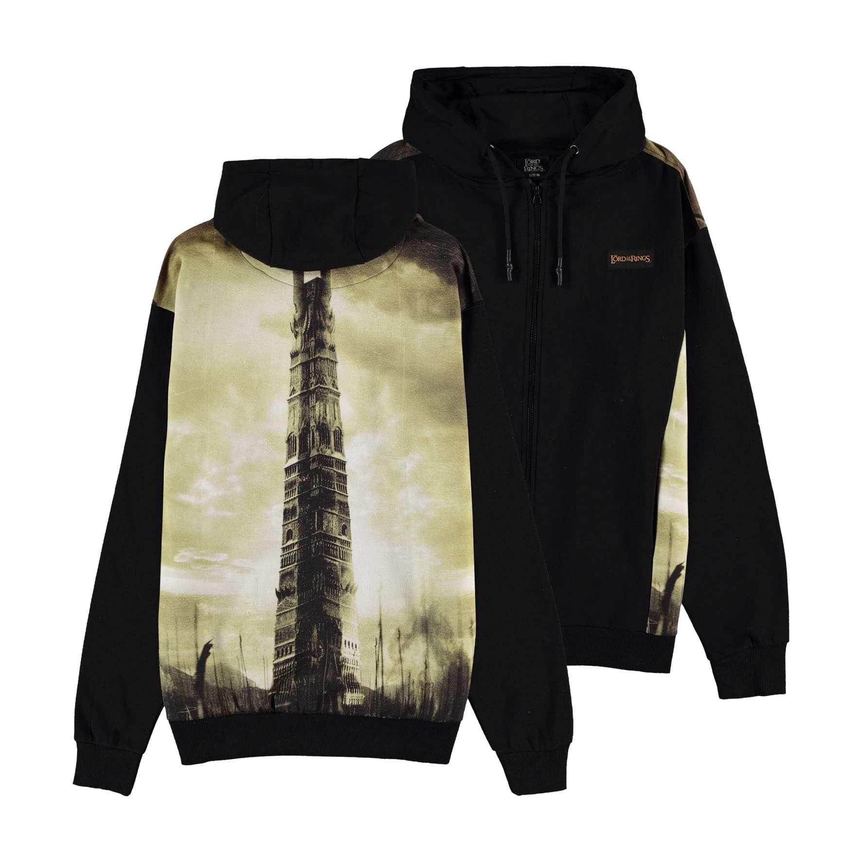 Суичър DIFUZED The Lord of the Rings - Sublimated Print Men's Zipper, M