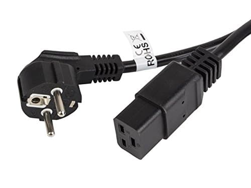 Lanberg CEE 7/7 -> IEC 320 C19 power cord 16A 1.8m VDE, black